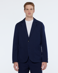 Scotch & Soda Unconstructed Cotton Twill Blazer | Navy