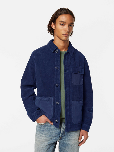 Scotch & Soda Washed Cord Worker Jacket | Navy – LIFE FOR MEN
