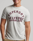 Superdry Copper Label Workwear Tee | Lightening Grey