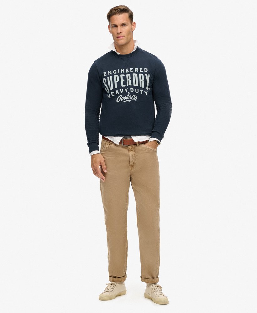 Superdry Machined Goods Crew | Eclipse Navy