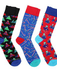 Simply Unstitched Three Pack of Socks | Christmas Candy Canes