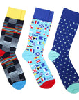Unsimply Stitched Three Pack of Socks | Nautical Flags