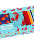 Simply Unstitched Three Pack of Socks | Sealife
