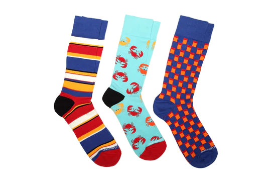 Simply Unstitched Three Pack of Socks | Sealife