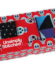Simply Unstitched Three Pack of Socks | Day of the Dead