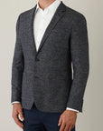 Uberstone Stretch Blazer | FUQ558 Textured Navy