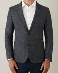 Uberstone Stretch Blazer | FUQ558 Textured Navy