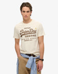 Superdry Workwear Relaxed Tee | Riff White