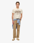 Superdry Workwear Relaxed Tee | Riff White