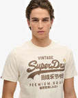 Superdry Workwear Relaxed Tee | Riff White