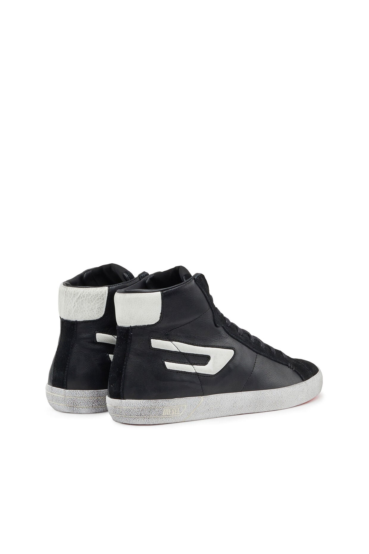 Diesel S-Leroji Mid - High Top Sneaker | Black &amp; White