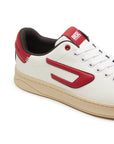 Diesel S-Athene Low Sneaker | White & Red