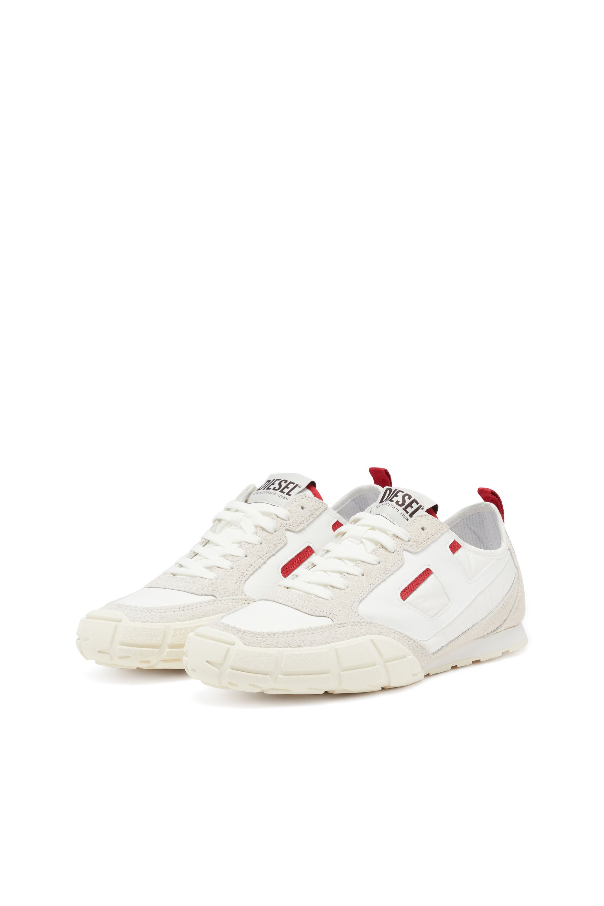 Diesel S-Pagodha Low Sneaker | White/Red