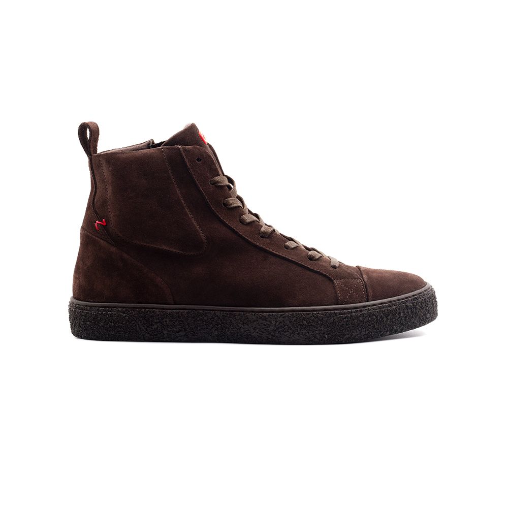 No Brand Damp 3 High Top Sneaker | Chocolate Suede