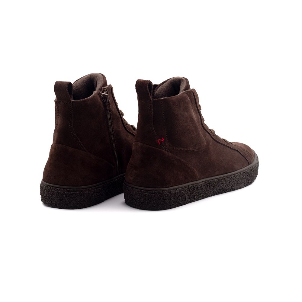 No Brand Damp 3 High Top Sneaker | Chocolate Suede