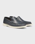 BOSS Sienne Leather Loafer | Navy