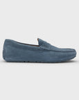 BOSS Noel Suede Moccasin | Open Blue