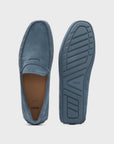 BOSS Noel Suede Moccasin | Open Blue