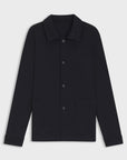 BOSS Carper Stretch Overshirt Jacket | Navy