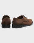 BOSS Tayil Derby Suede Shoe | Brown