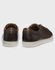 BOSS Gary Elastic Laces Leather Sneaker | Chocolate