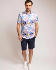 Guide London Summer Floral Short Sleeve Shirt
