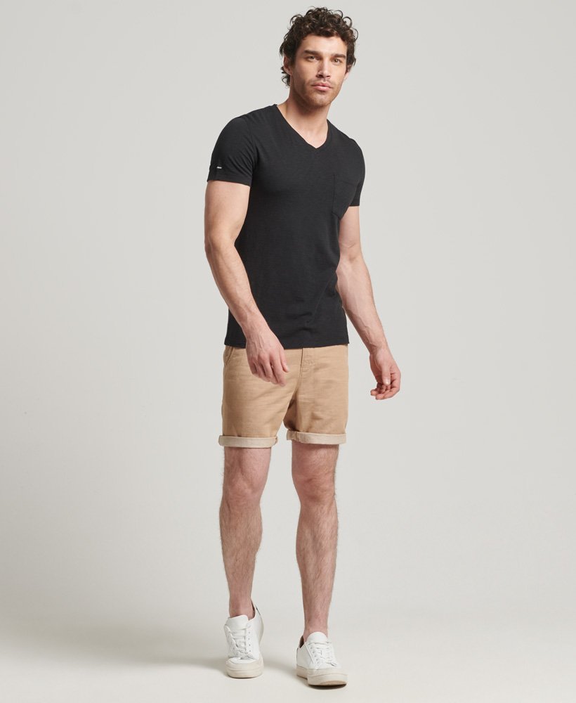 Superdry Studios Linen Short | Tan