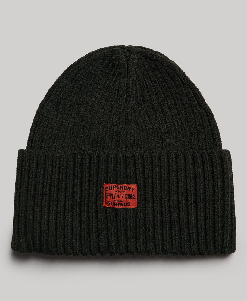 Superdry Workwear Knitted Beanie | Surplus Olive