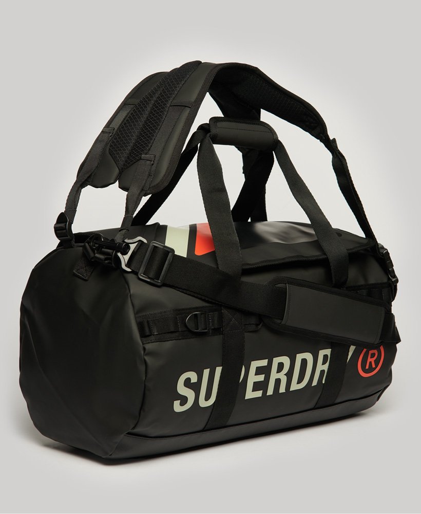 Superdry Tarp Barrel Bag | Black