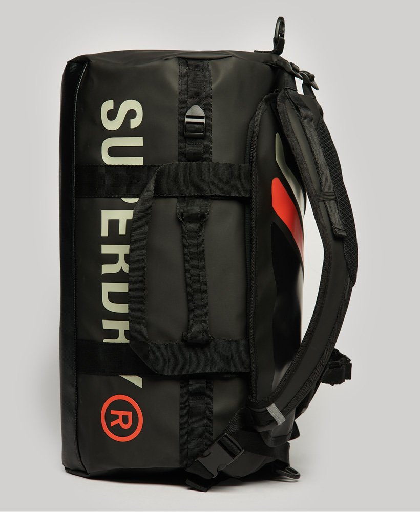 Superdry Tarp Barrel Bag | Black
