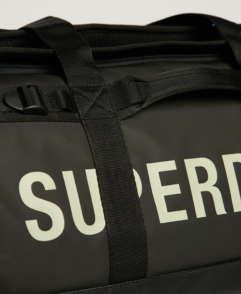 Superdry Tarp Barrel Bag | Black