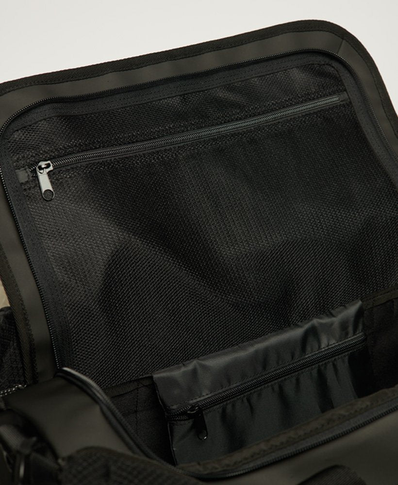 Superdry Tarp Barrel Bag | Black