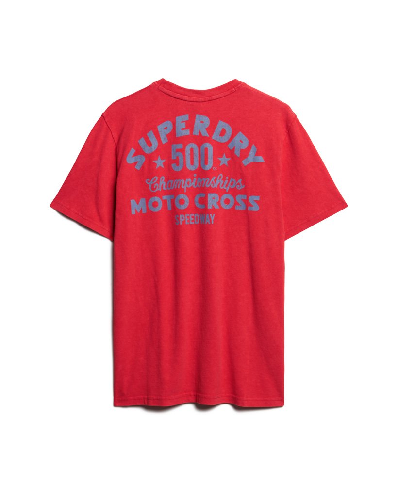 Superdry Vintage Americana Graphic T-Shirt | Soda Pop Red