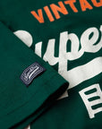 Superdry Classic Vintage Logo Heritage T-Shirt | Pine Green