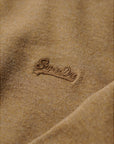 Superdry Essential Logo Henley Top  | Buck Tan Marle