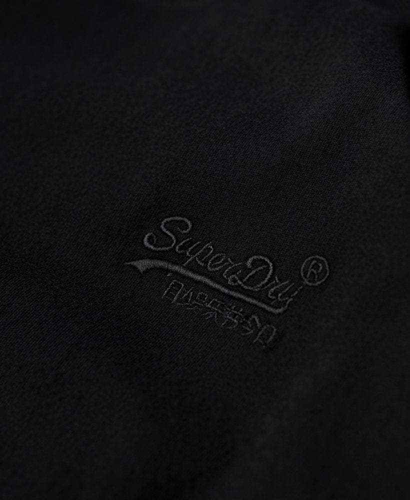 Superdry Vintage Logo Long Sleeve | Black