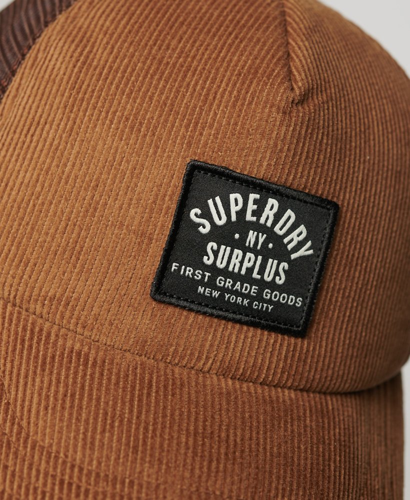 Superdry Vintage Trucker Cap | Tan Cord