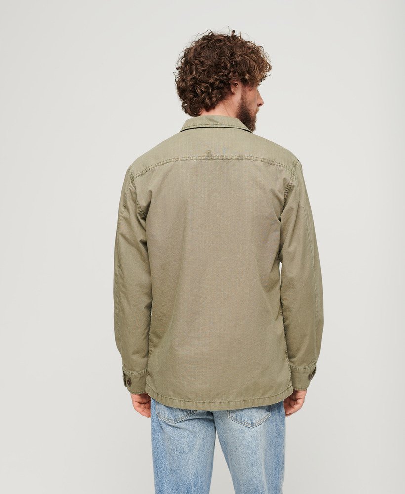 Superdry Military Overshirt Jacket | Sage Green