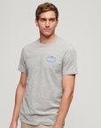 Superdry Vintage Americana Graphic T-Shirt | Athletic Grey Marle