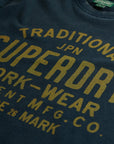 Superdry Machined Goods Workwear T-Shirt | Eclipse Navy