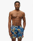 Superdry Hawaiian Print Swim Shorts | Tropical Blues