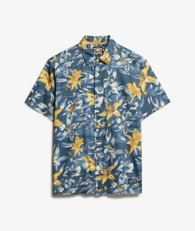 Superdry Hawaiian Printed Shirt | Tropical Flowers