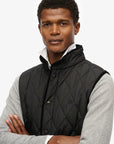 Superdry Quilted Estate Gilet | Black