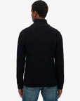 Superdry Jacob Half Zip Knit Jumper | Navy