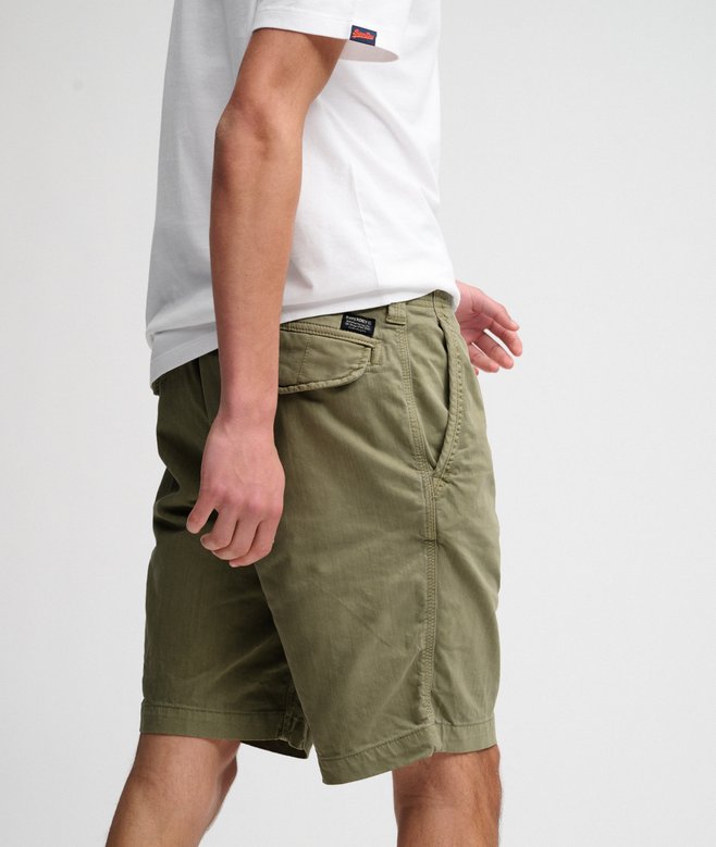 Superdry Utility Chino Shorts | Oil Green