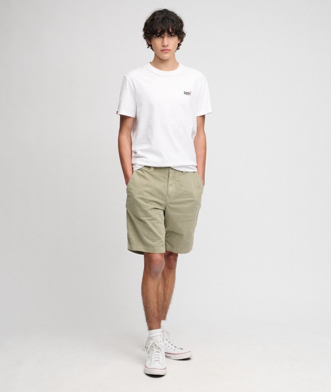 Superdry Utility Chino Shorts | Oil Green